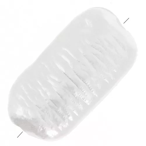 16x9 mm Rectangular beads imitation freshwater pearl - White pearl x20