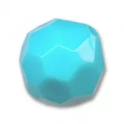 Round faceted bead  8mm Turquoise x1