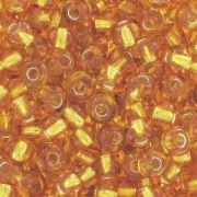 Preciosa Seed beads 9/0 2.5 mm - Topaz Silver Lined x20g