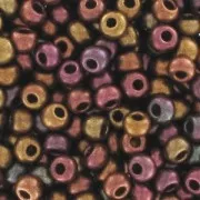 Preciosa Seed beads 9/0 2.5 mm - Metallic Iris Satin x10g