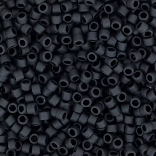 Toho Treasures 1.8 mm TO1T49F - Opaque Jet Mat x8g