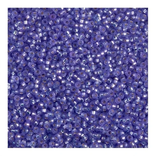 Miyuki Seed beads 15/0 1654 - Dyed SF Purple Silverline