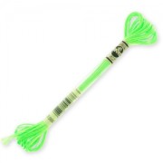 Embroidery thread DMC Mouliné Effet Lumière Neon green (990) x8m|raw }}