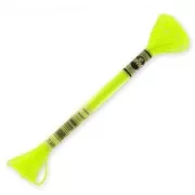 DMC Mouliné Effet Lumière Neon Yellow (E980) Embroidery Thread, 8 m