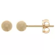 4mm Gold Filled ball earStuds x2