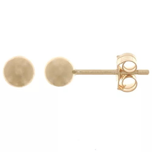 4mm Gold Filled ball earStuds x2