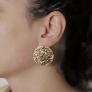 4mm Gold Filled ball earStuds x2