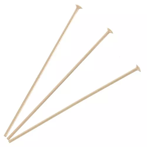 25x0.5mm Gold Filled Flat head pins x100