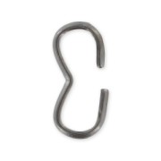 Quick Links connector 9x4.5mm black nickel tone x42|raw }}