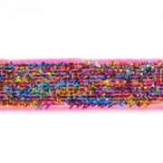Ruban pailleté 10 mm Multicolore x 2m|raw }}