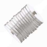 5x0.5mm 925 Sterling Silver Heishi beads - flat drilled discs x6