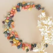 5x8mm Glass beads Amos® by Puca® - Opaque White Bronze x10g