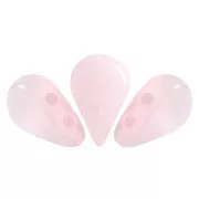 5x8mm Glass beads Amos® by Puca® - Light Pink Opal x10g