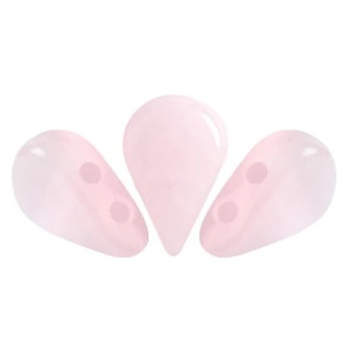 5x8mm Glass beads Amos® by Puca® - Light Pink Opal x10g