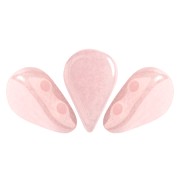 5x8mm Glass beads Amos® by Puca® - Light Pink Opal Luster x10g