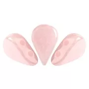 5x8mm Glass beads Amos® by Puca® - Light Pink Opal Luster x10g