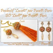 20x16mm Big round wooden bead to decorate by Puca® - Jeff x1