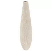 40x10mm Large wooden drop bead to be decorated by Puca®- Jerry x1