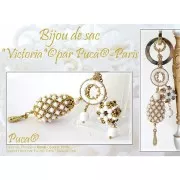 30x15mm Pear-shaped raw wooden bead to be decorated by Puca® - Jesse x1