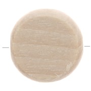 12x6mm Round wooden bead to decorate by Puca® - Jack x1
