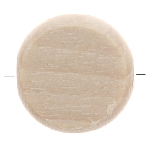 12x6mm Round wooden bead to decorate by Puca® - Jack x1