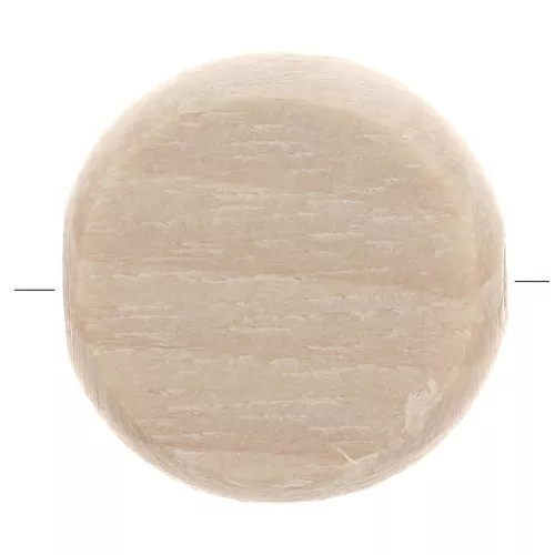 12x6mm Round wooden bead to decorate by Puca® - Jack x1