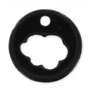 hollow Sequin 18 mm cloud black x1