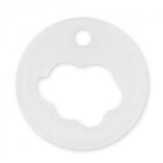 hollow Sequin 18 mm cloud white x1