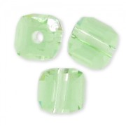 Cubes 6mm Chrysolite x10