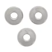 5x2mm Stainless steel 304 Heishi bead - flat disc x20