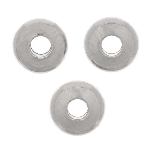 5x2mm Stainless steel 304 Heishi bead - flat disc x20