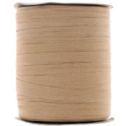 Imitation raffia thread to crochet and knit - Beige x100m|raw }}