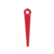 Spike beads 23mm Cerise x50