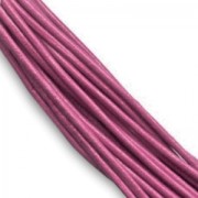 Leather cord 3mm Antique Rose x 1m
