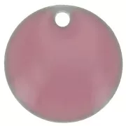 Antique pink - 10mm Metal and epoxy resin round sequins - Antique pink x10 10mm Metal and epoxy resin round sequins - Antique pink x10