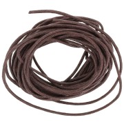 Cotton waxed cord 1,5mm  Brown x5m