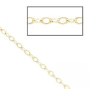 Trace chain 1.6 mm - Gold filled (rolled gold) x50cm