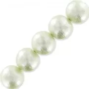 Cotton Pearls Miyuki 12 mm green aqua x5
