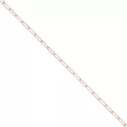 1.9mm Rectangle chain - Rose Gold filled x50cm