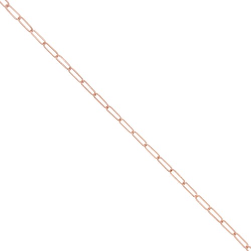 1.9mm Rectangle chain - Rose Gold filled x50cm