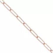 1.9mm Rectangle chain - Rose Gold filled x50cm