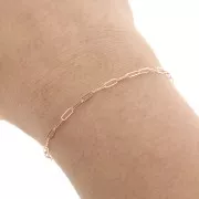 1.9mm Rectangle chain - Rose Gold filled x50cm