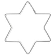 49x43mm Stainless steel cookie cutter for modelling - Star x1
