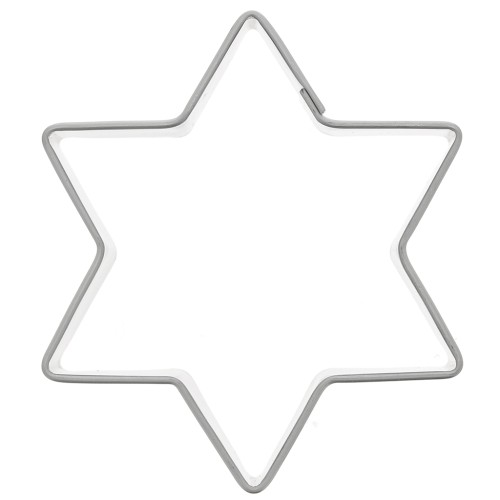 49x43mm Stainless steel cookie cutter for modelling - Star x1