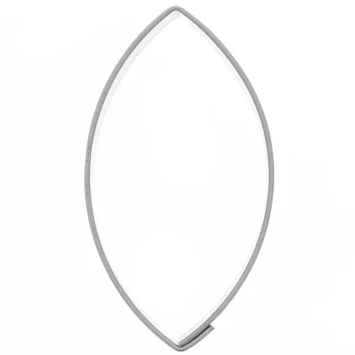 46x25mm Stainless steel cookie cutter for modelling - Navette x1