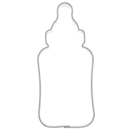 70x31mm Stainless Steel cookie cutter - Baby Bottle x1