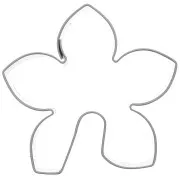 50x52mm Stainless Steel Cookie cutter - Fleur de Lys x1