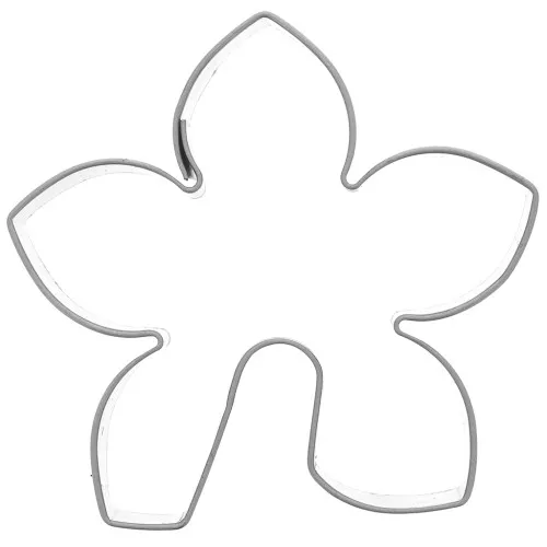 50x52mm Stainless Steel Cookie cutter - Fleur de Lys x1