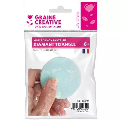 6cm Mould for making homemade soap round - Transparent x1