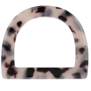 44x52mm Acetate Handbag buckles - Tortoiseshell - Beige - Black x1|raw }}